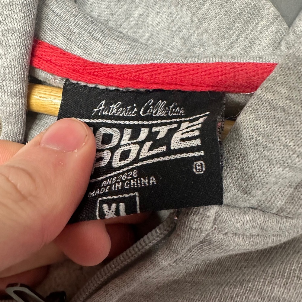 South Pole Authentic Collection Grey Full Zip Hoodie‎ Sweatshirt XL - Picture 4 of 5